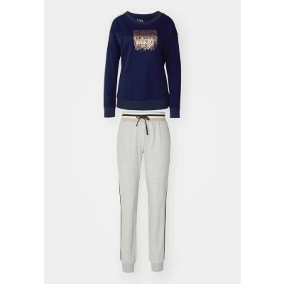 Abbildung von Lascana SET Pyjama, Damen, Größe: 32/34, Dark blue