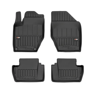 Abbildung von FROGUM proLine 3D 3D426894 Fußmattensatz Gummi vorne und hinten 4 schwarz Maßgefertigt CITROËN: DS4 Schrägheck