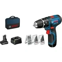 Abbildung von Bosch Professional Akku Schlagbohrschrauber &quot;GSB 12V 15&quot;, (Set), inkl. 2 Akkus, Ladegerät und Zubehör