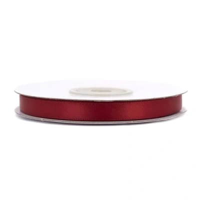 Abbildung von Creativery Satinband, Doppelseitiges Satinband 6mm x 20m Rolle Bordeaux