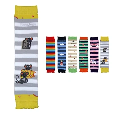Abbildung von Kiddylegs® Baby und Kinderstulpen Thermo aus Bio Baumwolle kbA (Mausepause)