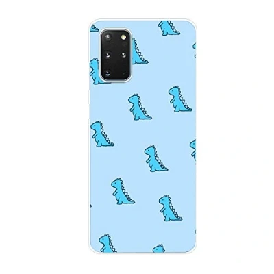 Abbildung von Everainy Kompatibel für Samsung Galaxy A51 4G Hülle Silikon Durchsichtig Bumper Gummi Case Cover Hüllen Handyhülle Stoßfest TPU Transparent Stoßstange Schutzhülle (Dinosaurier)