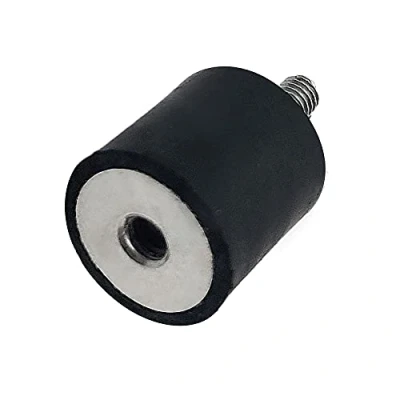 Abbildung von DOJA INDUSTRIAL Klimaanlage Gummipuffer M4 Gewinde Innengewinde 15x15 PACK12 Klima Silentblock Klimageraet Anti Vibration Gummilager Wandhalterung Gummi Stossdaempfer Antivibrationsfuesse