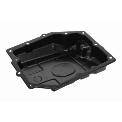 Abbildung von VAICO V33 0138 Ölwanne, Automatikgetriebe mit Ölablassschraube ohne Ölwannendichtung, Dichtring Original Qualität DODGE: Challenger Coupe