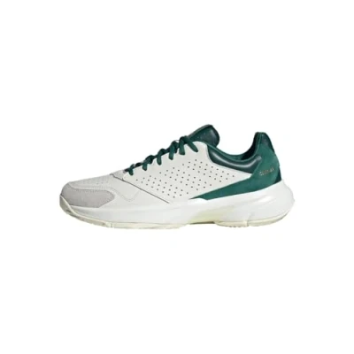 Abbildung von adidas Unisex Courtjam Control 3 Premium Tennisschuh Core White/Core White/Collegiate Green 42 2/3