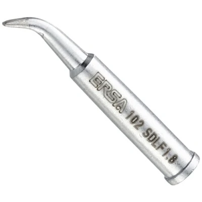 Abbildung von ERSA ERSADUR Dauerlötspitze gebogen meißelförmig 1,8 mm mit LF Beschichtung 0102SDLF18