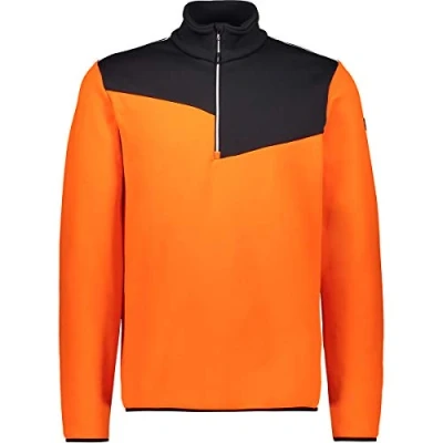 Abbildung von CMP Stretch Fleece Hemd für Herren, Orange fluoreszierend, 56