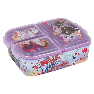 Abbildung von Disney Frozen Lunchbox Brotdose 3 Fächer II Lunch to Go Vesper Dose