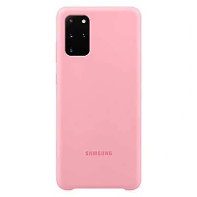 Abbildung von Samsung Silicone Smartphone Cover EF PG985 für Galaxy S20+ 5G Handy Hülle, Silikon, Schutz Case, stoßfest, dünn und griffig, pink