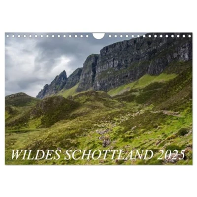 Abbildung von Wildes Schottland 2025 (Wandkalender DIN A4 quer), CALVENDO Monatskalender