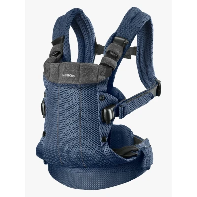 Abbildung von BabyBjörn Harmony Babytrage, Navy Blue 3D Mesh