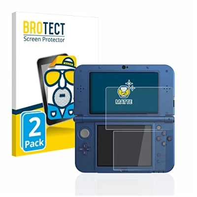 Abbildung von BROTECT Entspiegelungs Schutzfolie für Nintendo New 3DS XL (2 Stück) Matte Displayschutz Folie, Anti Reflex, Fingerprint