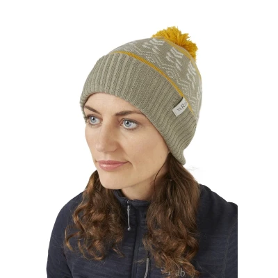 Abbildung von Rab Khroma Bobble Beanie Stone/sahara Größe One