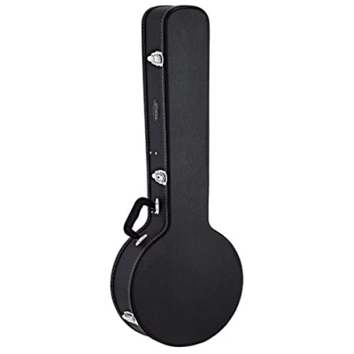 Abbildung von Ortega Guitars Koffer für Banjo 5/6 STR. schwarz Flat Top Economy Series Chrom Hardware (OBJCSTD)
