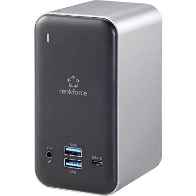 Abbildung von Renkforce Laptop Dockingstation USB C® Dock Notebook Dockingstation, inkl. Ladefunktion