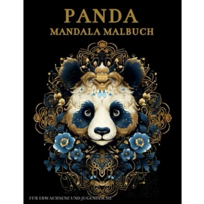 Abbildung von Panda Mandala Malbuch Für Erwachsene und Jugendliche: Niedliche mit Mandalas Blumen: Anti Stress Geschenke Stressabbau Entspannung