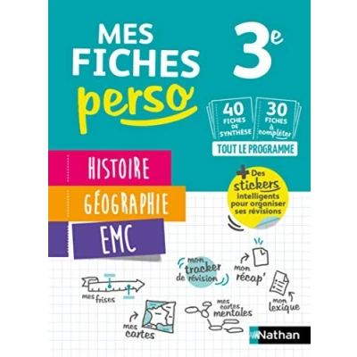 Abbildung von Mes fiches perso Histoire Géographie Enseignement Moral et Civique 3e (3)