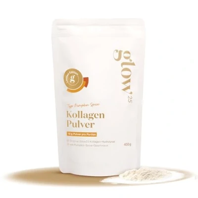 Abbildung von Glow25® Collagen Pulver Pumpkin Spice 450 g