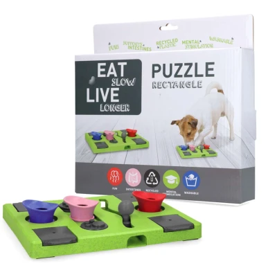 Abbildung von Eat Slow Live Longer Denkspielzeug Puzzle Rectangle