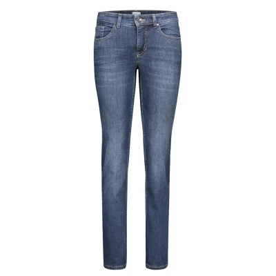 Abbildung von MAC Jeans Melanie Straight Leg, Damen, Größe: 48x30, Blue