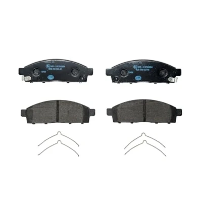 Abbildung von HELLA 8DB 355 023 401 Bremsbelagsatz mit akustischer Verschleißwarnung Zubehör MITSUBISHI: L200 / Triton IV Pickup, V Pickup