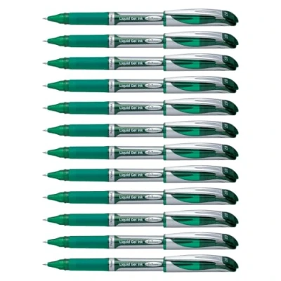 Abbildung von Pentel BL57 D Gel Tintenroller EnerGel mit Kappe 0,35 mm, 12 Stück, grün