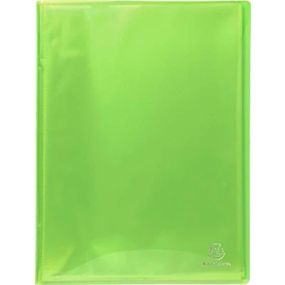 Abbildung von Exacompta 85970E 8er Pack Sichtmappe Iderama aus Kunststoff DIN A4 mit 40 Klarsichthüllen, 80 Sichten, ideal für Büro und Schule, Aktenhülle, Prospekthülle, farbig sortiert