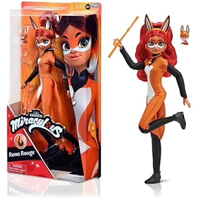 Abbildung von Bandai Miraculous Ladybug Puppe Rena orange 26 cm