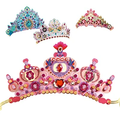 Abbildung von DJECO Kreativset DIY Mosaik Diademe Prinzessin