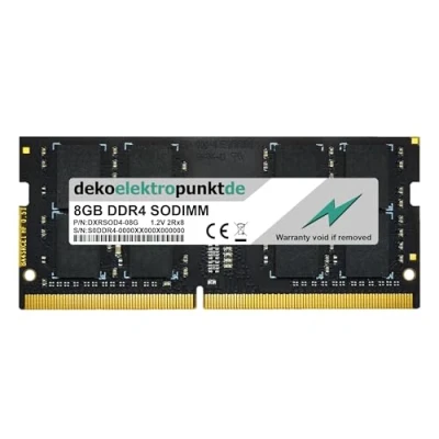 Abbildung von dekoelektropunktde 8GB RAM Speicher passend für QNAP TS 464 8G DDR4 SO DIMM PC4