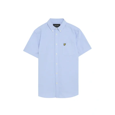 Abbildung von Lyle &amp; Scott Short Sleeve Oxford Hemd, Herren, Größe: XS, Riviera