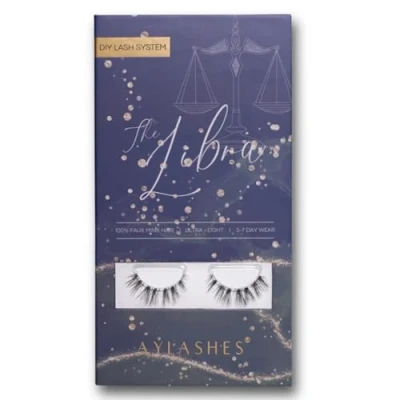 Abbildung von AYLASHES Limited Edition Sternzeichen The Libra DIY Wimpernextensions für zu Hause 5 Paar Wimpern mit bis 7 Tage Halt