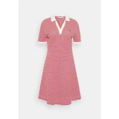 Abbildung von Tommy Hilfiger Freizeitkleid, Damen, Größe: Small, Fierce red/ecru