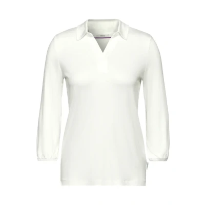 Abbildung von Cecil Poloshirt, Damen, Größe: XL, Weiß