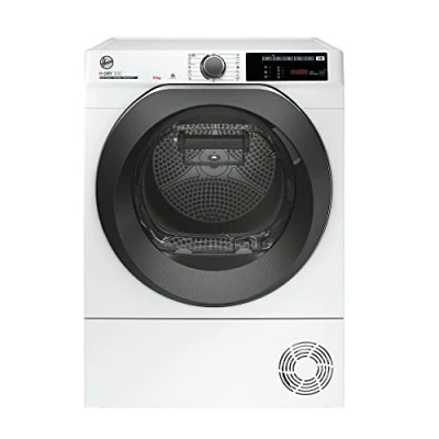 Abbildung von Hoover H DRY 500 NDE H8A3TCBEXS S Wärmepumpentrockner / 8 kg Smarte Bedienung mit WiFi + Bluetooth AquaVision Kondenswasserbehälter optischer Füllanzeige direkt im Bullauge Symbolblende