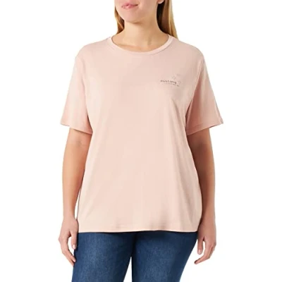 Abbildung von MUSTANG Damen Alina C Chestprint T Shirt, Rose Smoke 8421, XL