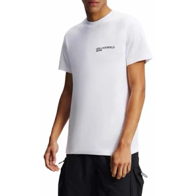 Abbildung von Karl Lagerfeld Jeans LOGO Tshirt print, Herren, Größe: Small, White