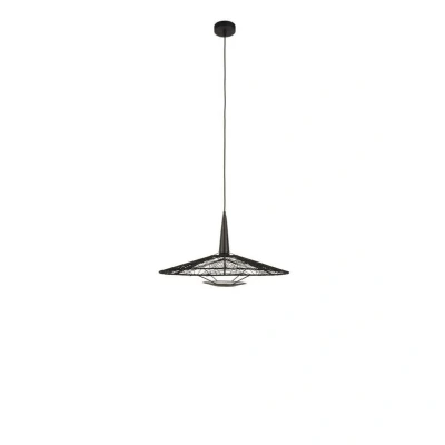 Abbildung von Forestier Carpa M Hängeleuchte, schwarz, Ø 60 cm