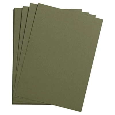 Abbildung von Clairefontaine 90786C Packung mit 25 Bogen Zeichenpapier Etival Color, DIN A3, 29,7 x 42cm, 160g, 1 Pack Wassergrün
