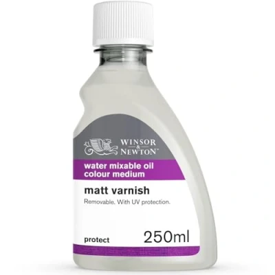 Abbildung von Winsor &amp; Newton 3039724 Artisan Öl Firnis für wassermischbare Ölfarben Matt Firnis, 250ml Flasche