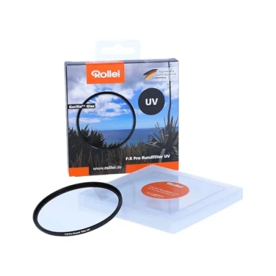 Abbildung von Rollei F:X Pro Rundfilter (82 mm, UV Filter) Schraubfilter aus Gorilla®* Glas mit hoher Farbtreue und Reflexionsfreiheit, Size:72 mm