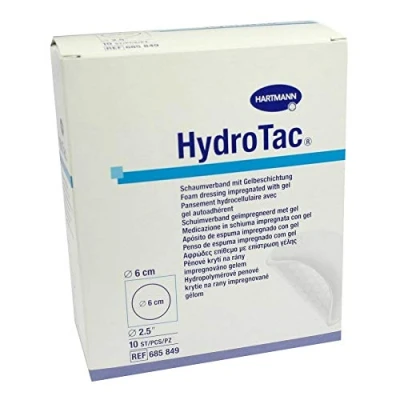 Abbildung von Hydrotac Schaumverband 6 cm rund steril 10 St