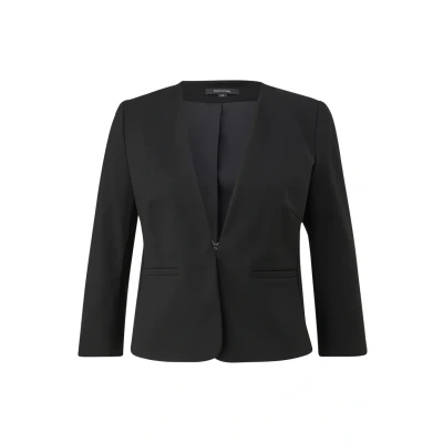 Abbildung von comma Damen 60.2.61.15.152.2127317 Blazer, 9999 schwarz, 44