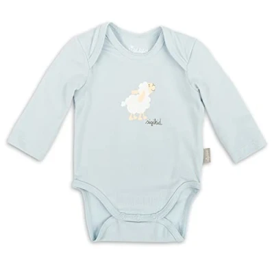 Abbildung von sigikid Baby Jungen Langarm aus Bio Baumwolle für Neugeborene Mädchen Größen 50 bis 68 Unterwäsche Body Babys, blau