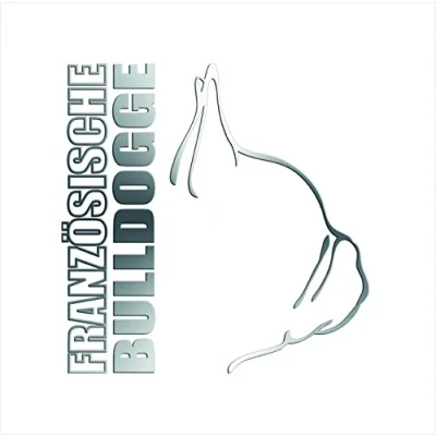 Abbildung von siviwonder Auto Aufkleber FRANZOESISCHE Bulldogge Profil Hundeaufkleber Silber metallic