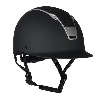 Abbildung von HORKA Reithelm Sparrow Glitter Schwarz/Silber 59 61cm Agradi.deVerkauft von Agradi