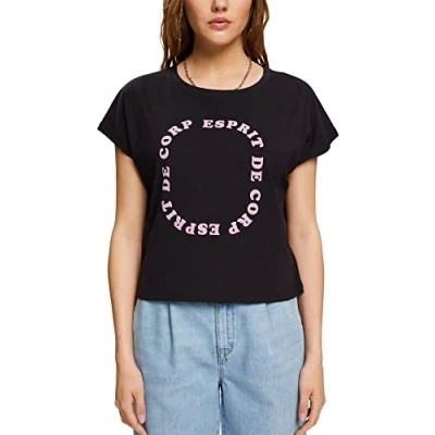 Abbildung von ESPRIT Damen 052CC1K333 T Shirt, 001/BLACK, S