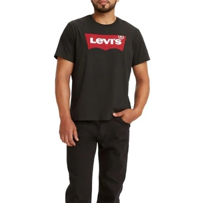Abbildung von Levi&#039;s Herren Graphic Set In Neck T Shirt, Batwing Logo, H215 Hm Black, XXL