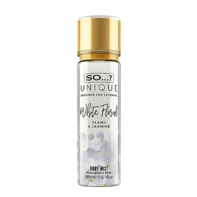 Abbildung von So…? Unique damen Vegan White Floral Duftendes Körpernebel, bodyspray für 150ml
