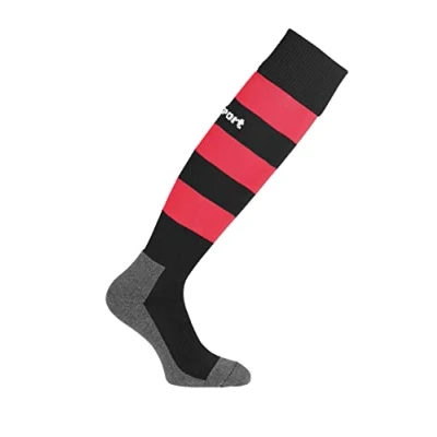 Abbildung von uhlsport Herren Team Pro Essential Stripe Socken, schwarz/Rot, 37 40